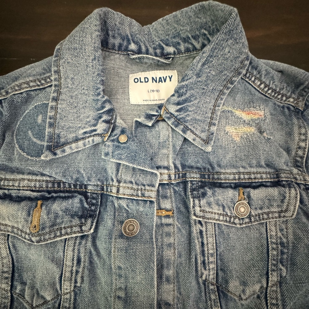Old Navy Blue Jean Jacket Classic Denim Style